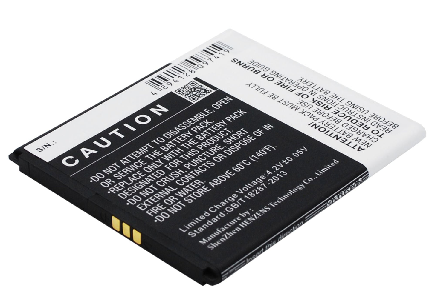 Replacement Battery for Wiko Rainbow 4G – Mobile, SmartPhone – 2000mAh / 7.40Wh / 3.7V