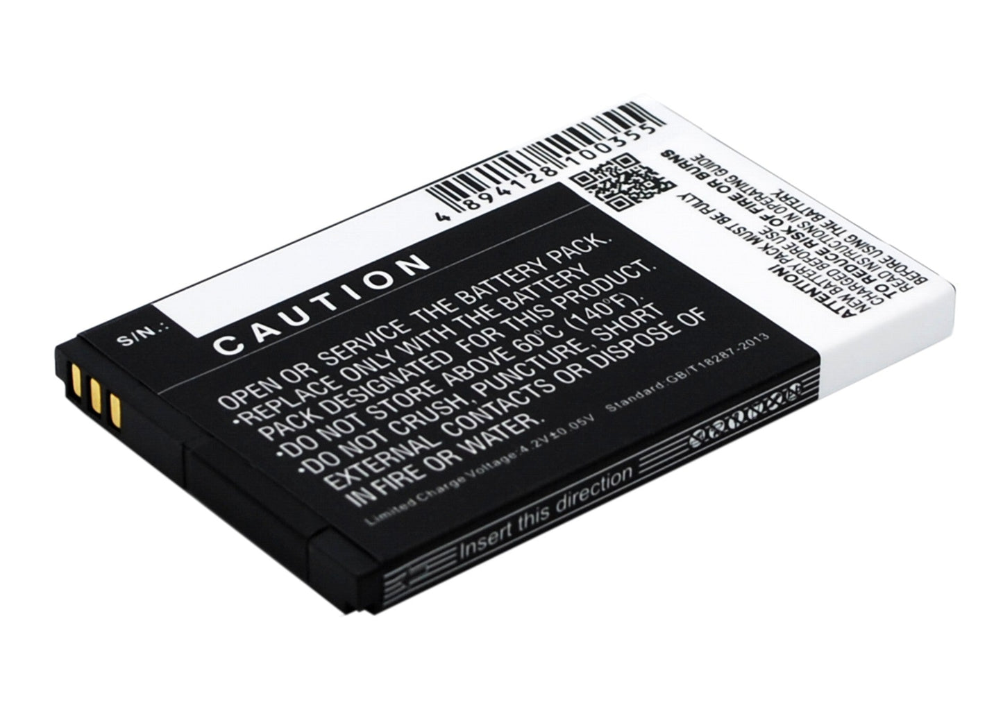 Replacement Battery for Wiko FiJi – Mobile, SmartPhone – 1000mAh / 3.70Wh / 3.7V