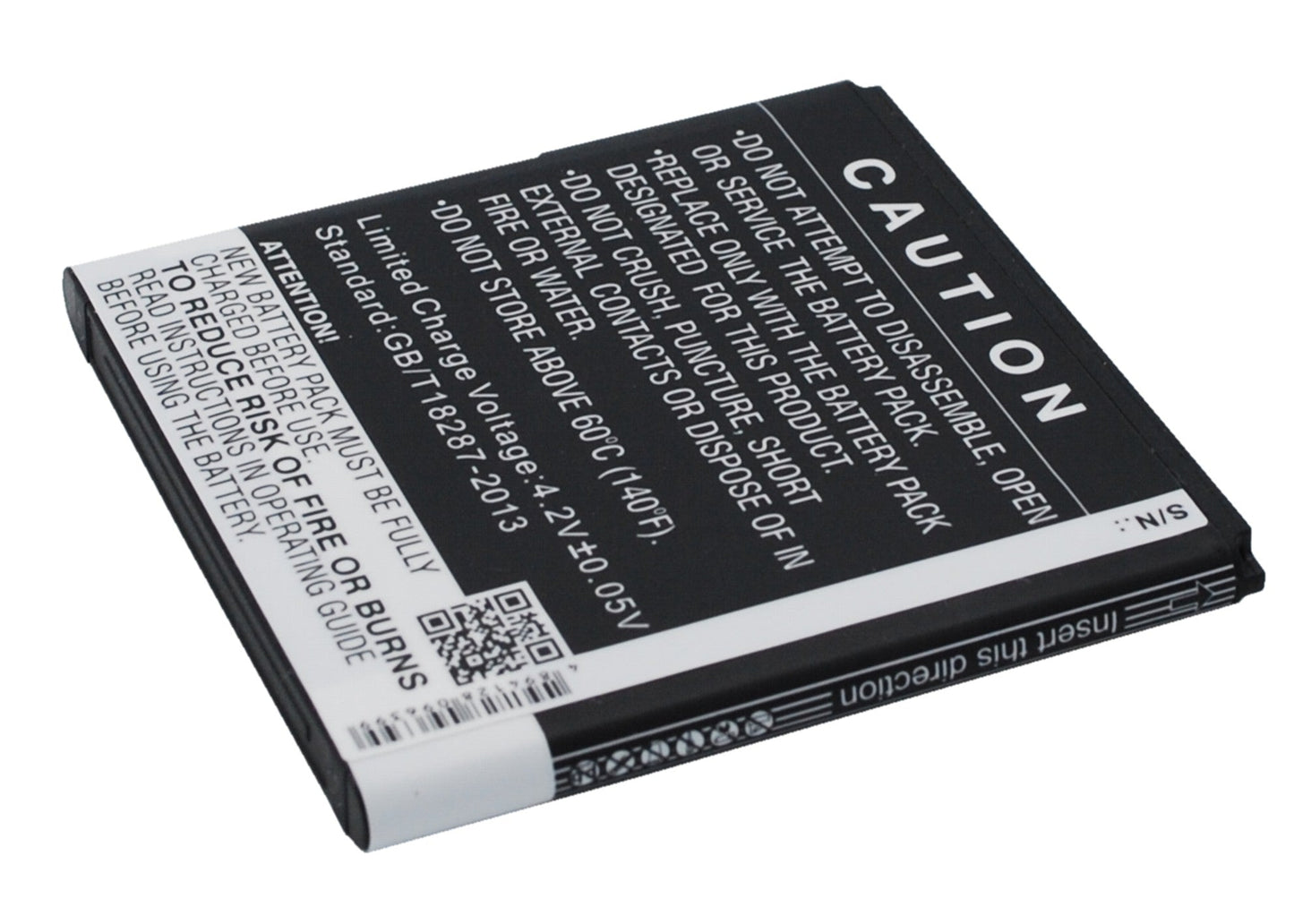 Replacement Battery for Wiko BLUSH – Mobile, SmartPhone – 1500mAh / 5.55Wh / 3.7V