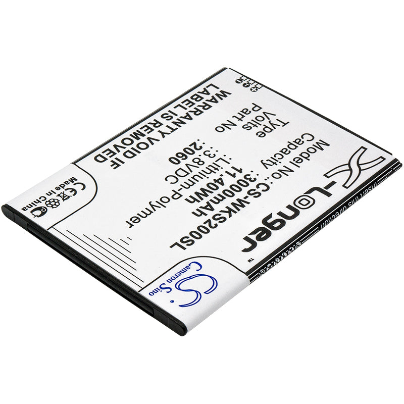 Replacement Battery for Wiko L5261AE – Mobile, SmartPhone – 3000mAh / 11.40Wh / 3.8V