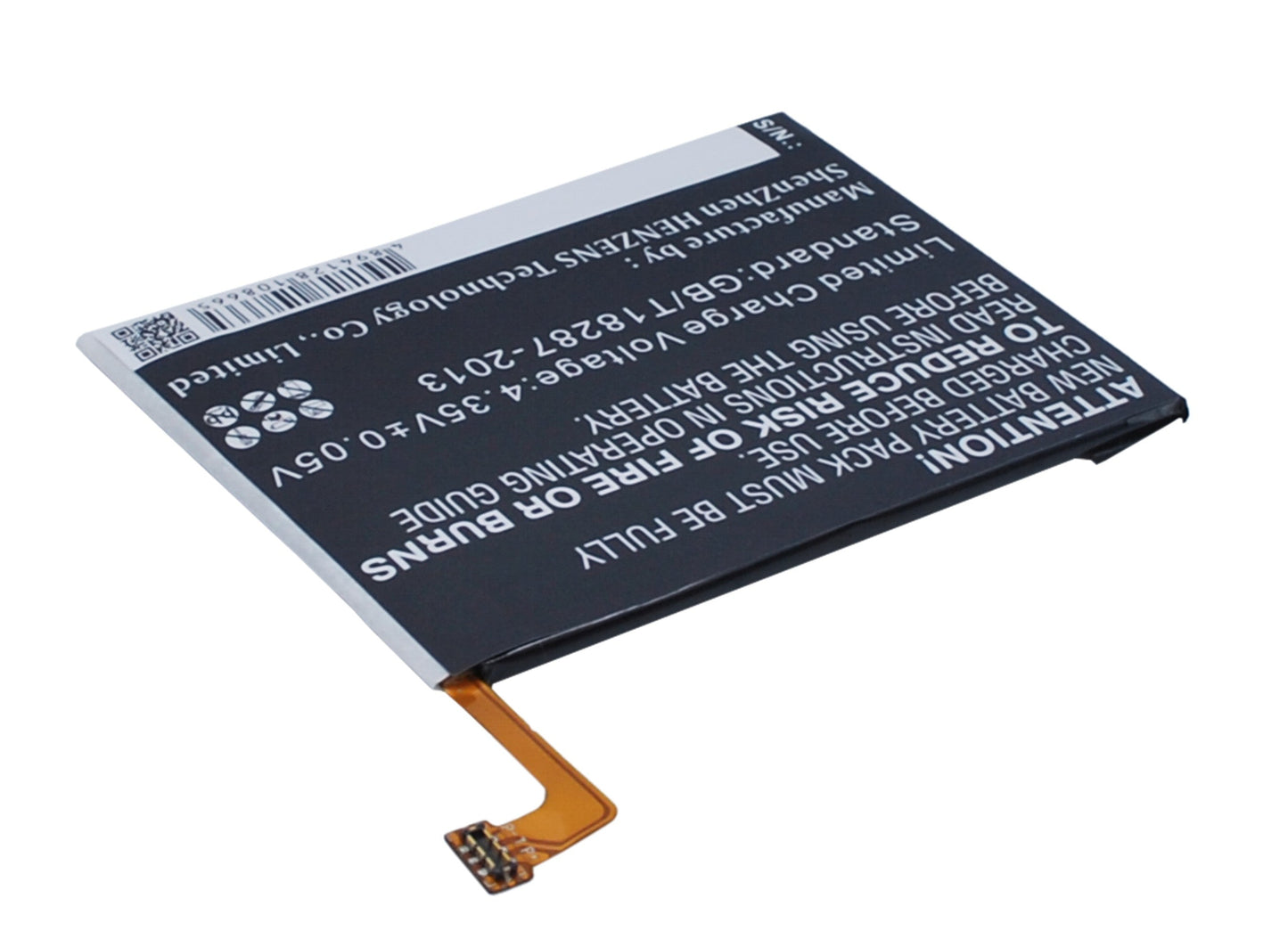 Replacement Battery for Wiko Getaway – Mobile, SmartPhone – 2000mAh / 7.60Wh / 3.8V