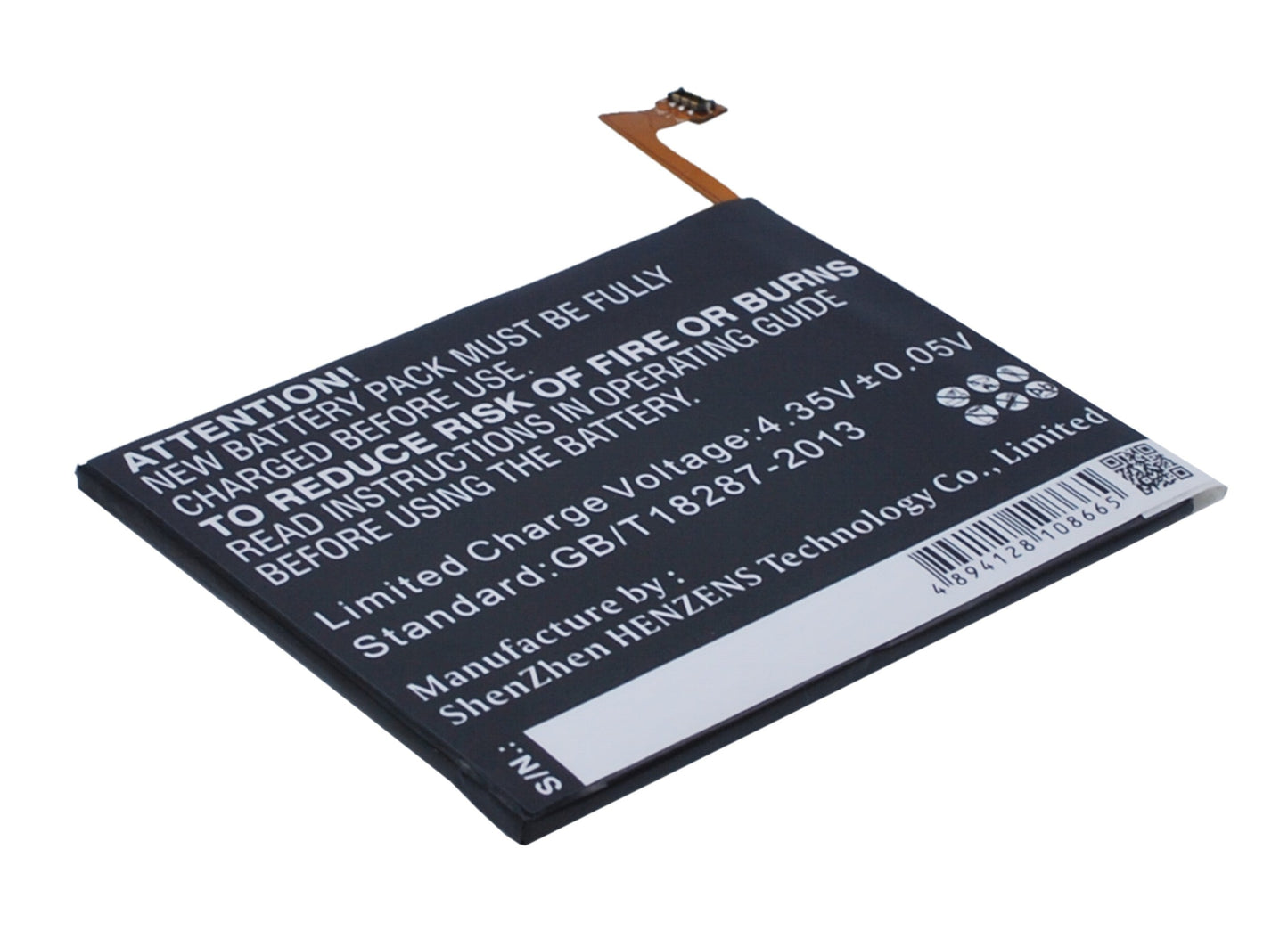 Replacement Battery for Wiko Getaway – Mobile, SmartPhone – 2000mAh / 7.60Wh / 3.8V
