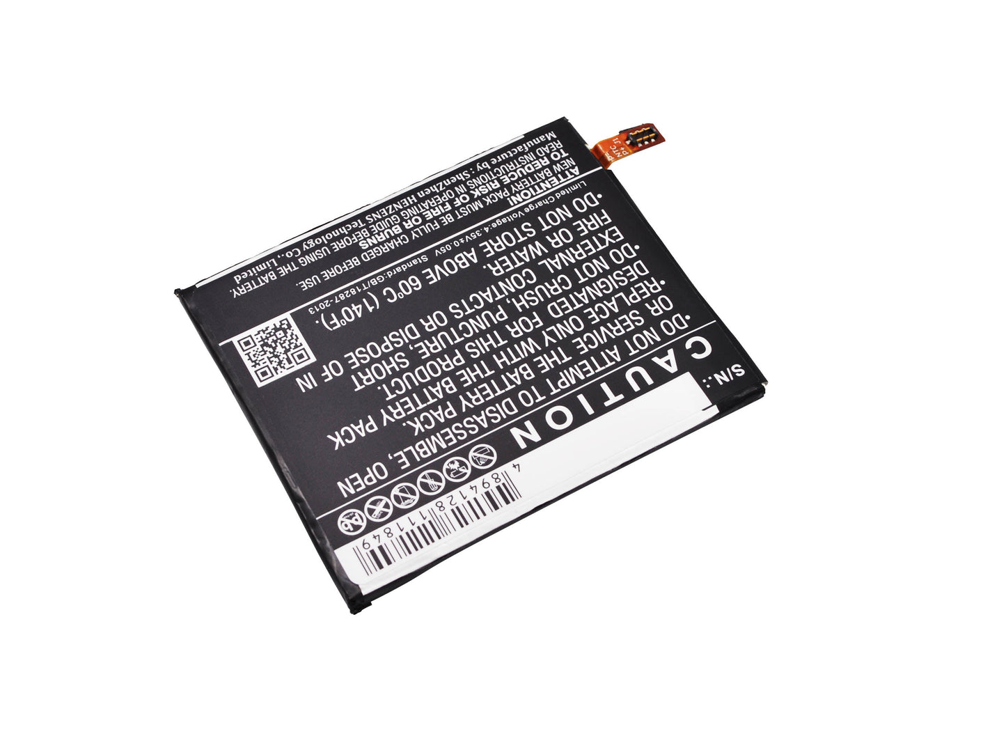 Replacement Battery for Wiko Highway Pure – Mobile, SmartPhone – 2000mAh / 7.60Wh / 3.8V