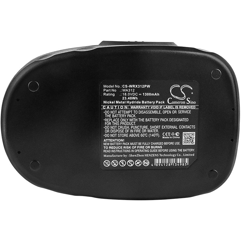 Replacement Battery for Worx WG150s – Power Tools – 1300mAh / 23.40Wh / 18.0V