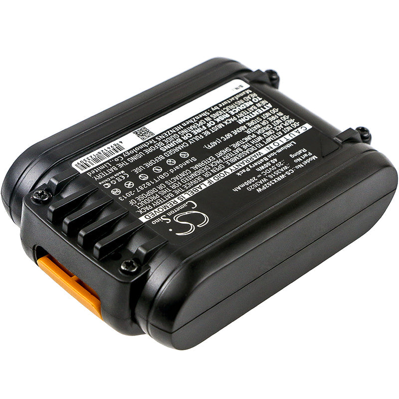 Replacement Battery for AL-KO 34.8 Li lawn mover – Power Tools – 2000mAh / 40.00Wh / 20.0V