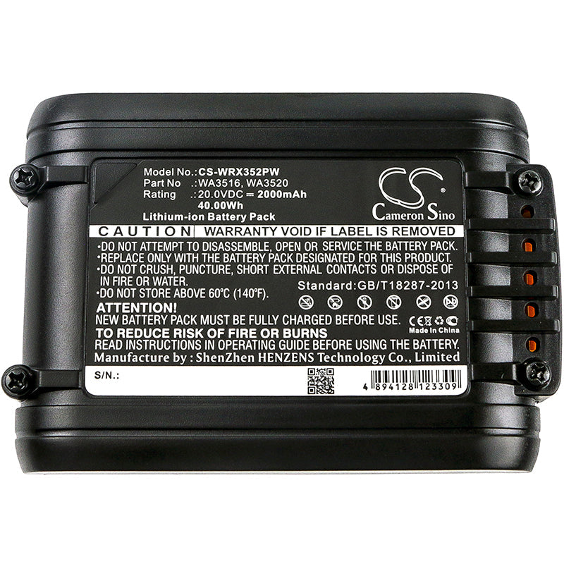 Replacement Battery for AL-KO 34.8 Li lawn mover – Power Tools – 2000mAh / 40.00Wh / 20.0V