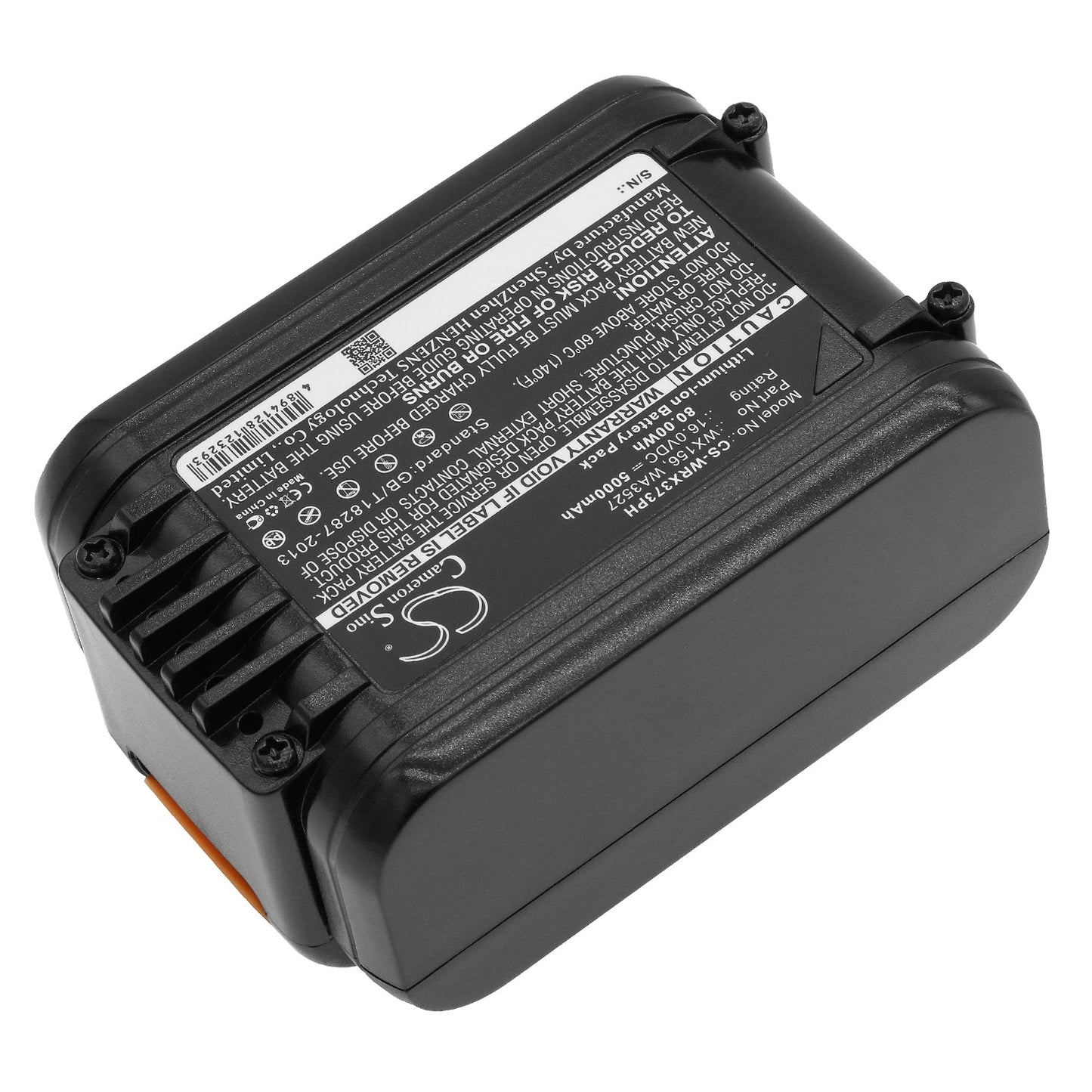 Replacement Battery for Worx Brushless Impact 20V MAX Drill – Power Tools – 5000mAh / 80.00Wh / 16.0V