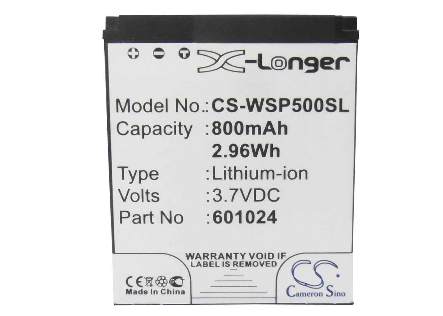 Replacement Battery for Swissvoice MP50 – Mobile, SmartPhone – 800mAh / 2.96Wh / 3.7V