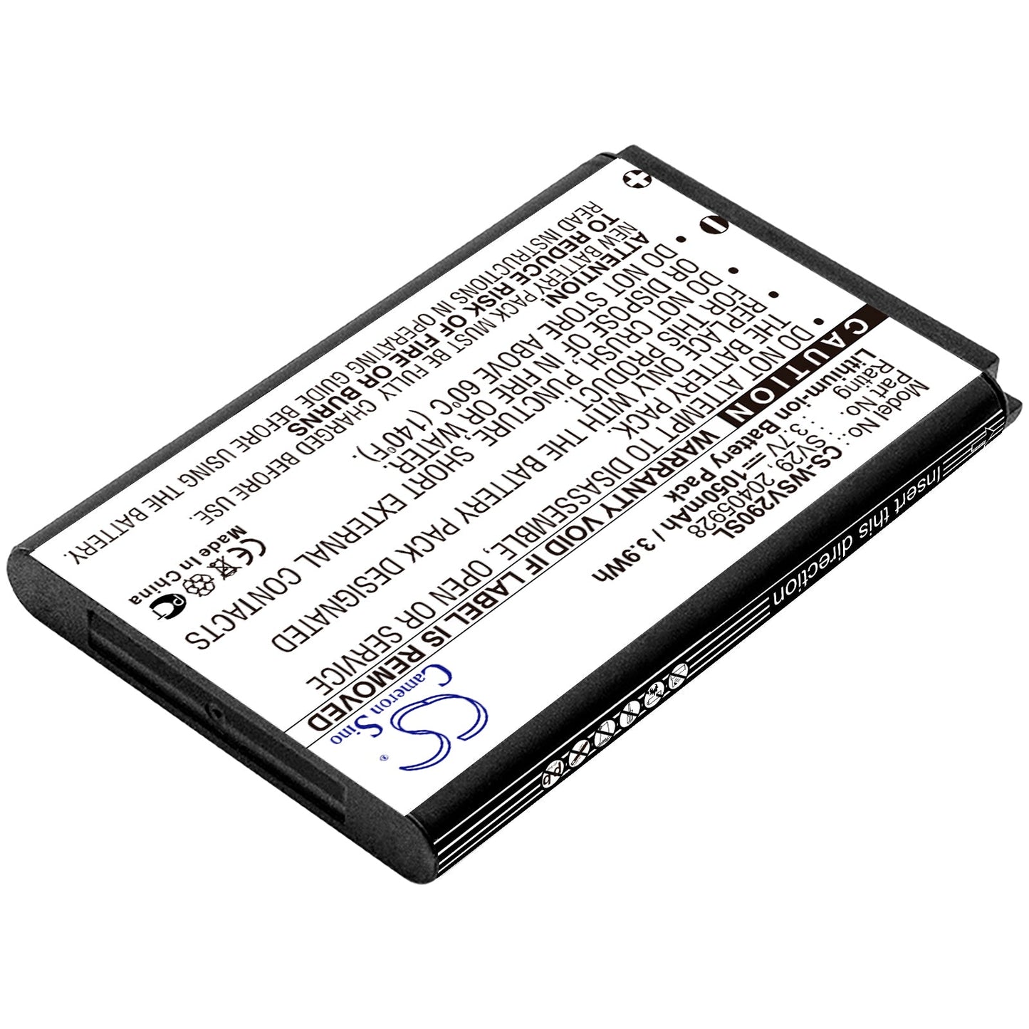 Replacement Battery for Swissvoice SV29 – Mobile, SmartPhone – 1050mAh / 3.89Wh / 3.7V