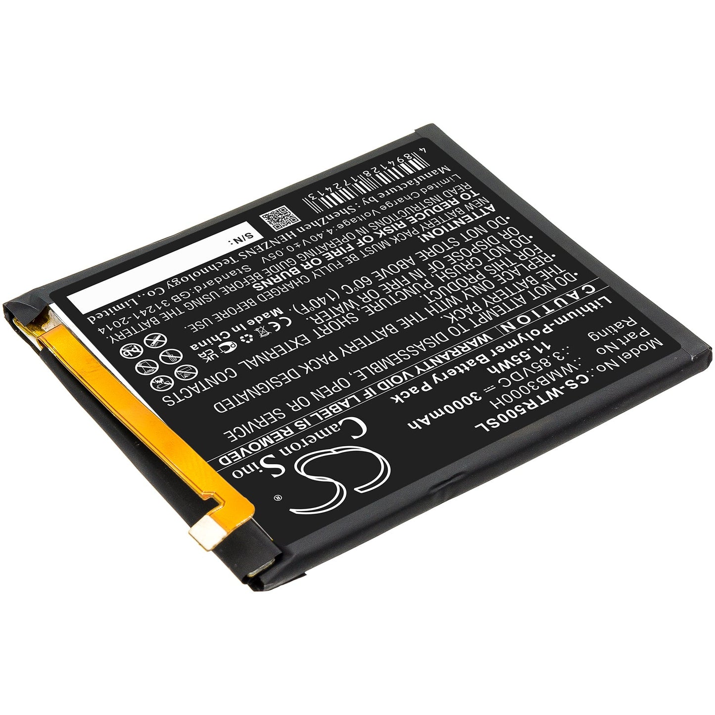 Replacement Battery for WALTON Primo R5 – Mobile, SmartPhone – 3000mAh / 11.55Wh / 3.85V