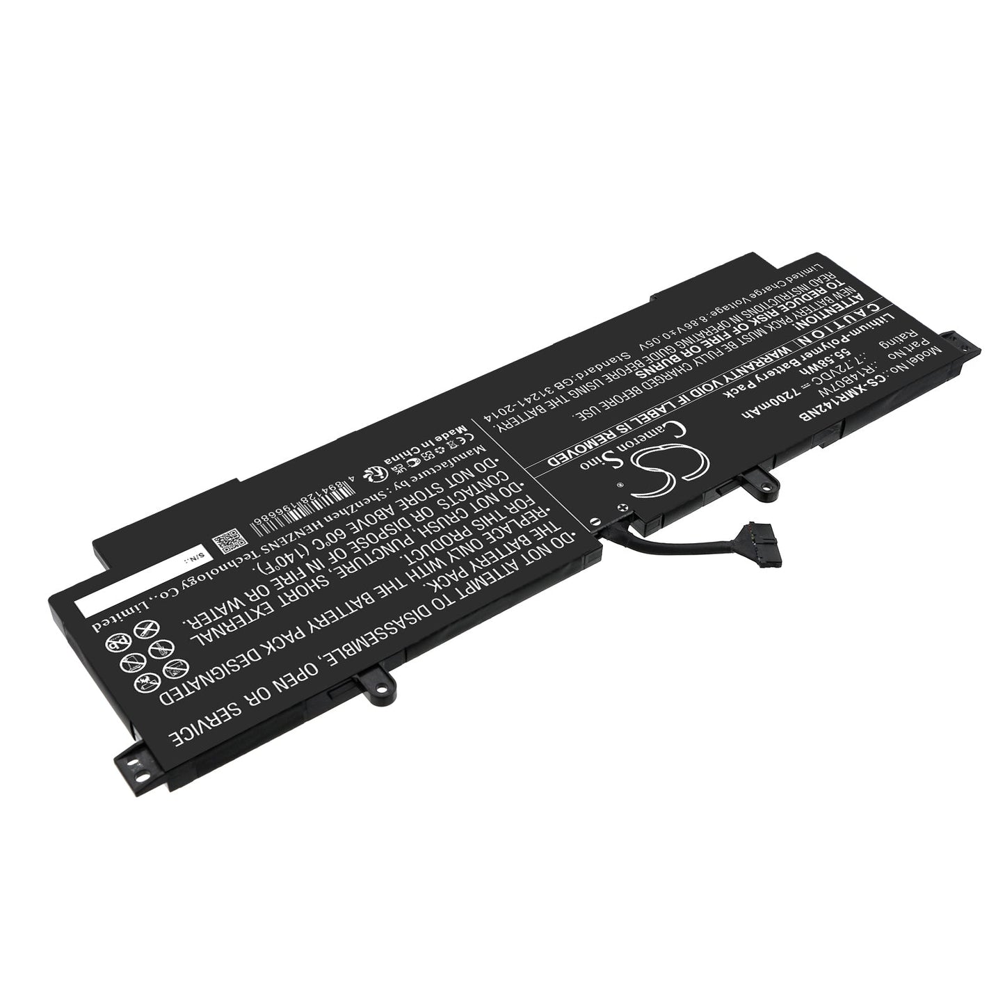 Replacement Battery for Xiaomi NoteBook Pro 14 2022 – Notebook, Laptop – 7200mAh / 55.58Wh / 7.72V