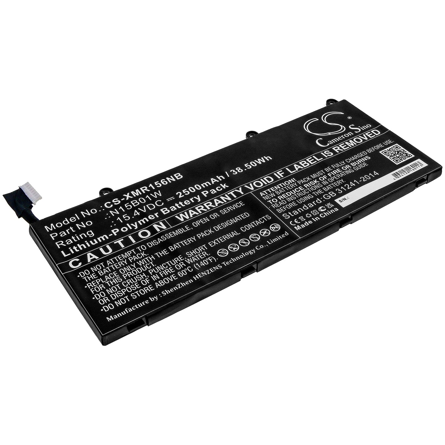 Replacement Battery for Xiaomi MI Ruby 15.6 – Notebook, Laptop – 2500mAh / 38.50Wh / 15.4V