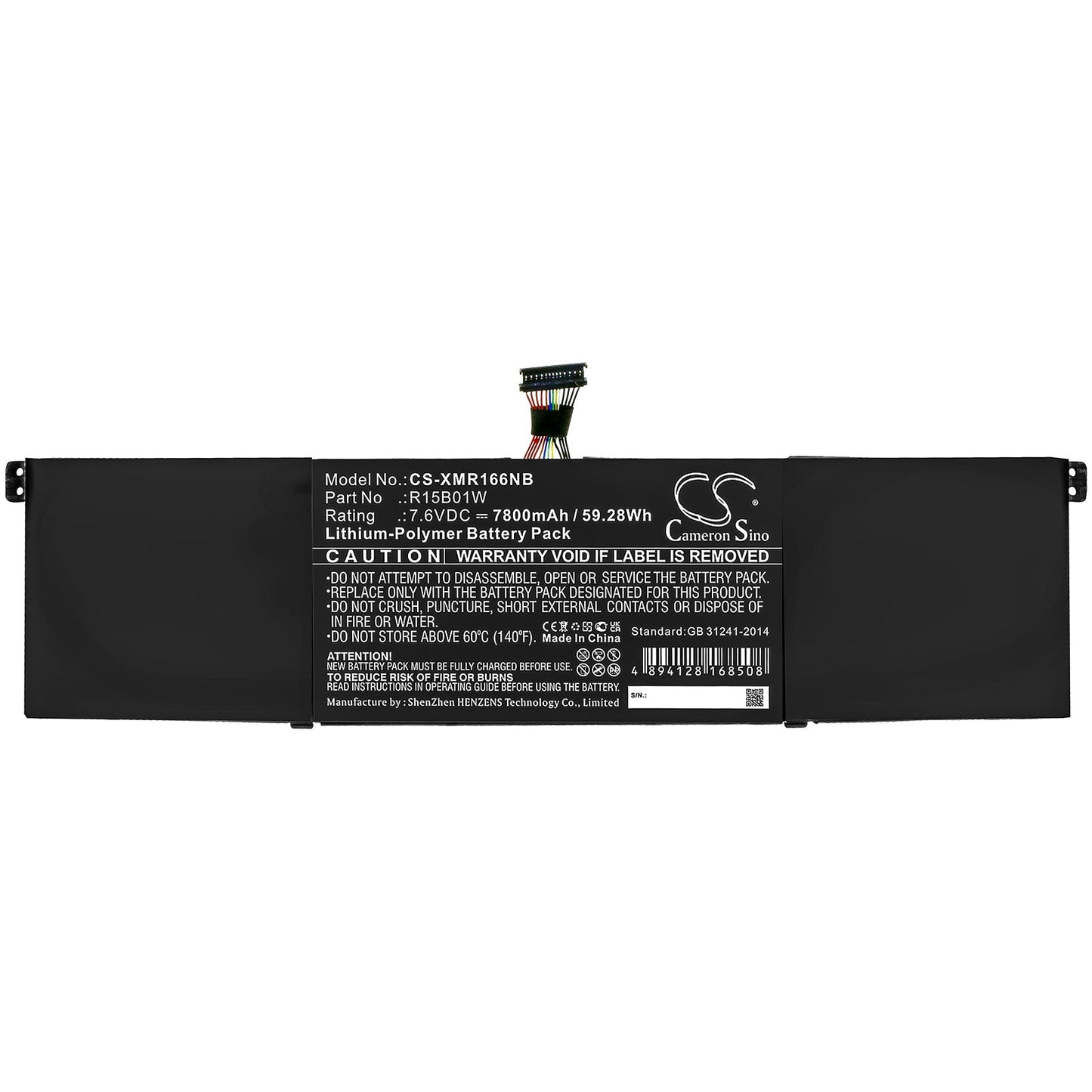 Replacement Battery for Xiaomi Inchpro 15.6 – Notebook, Laptop – 7800mAh / 59.28Wh / 7.6V