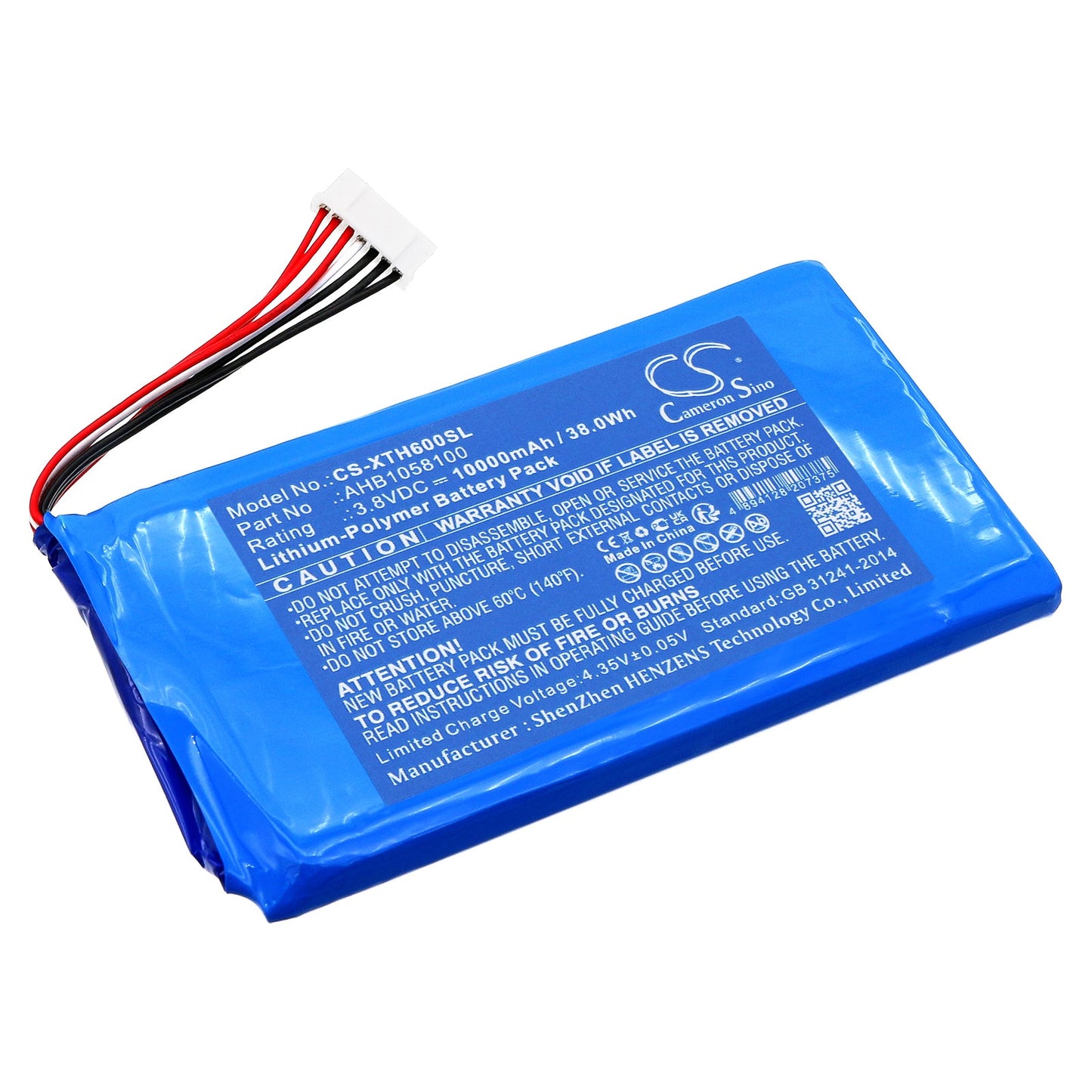 Replacement Battery for XTOOL AutoProPAD G2 Key Programmer 8 – Diagnostic Scanner – 10000mAh / 38.0Wh / 3.8V