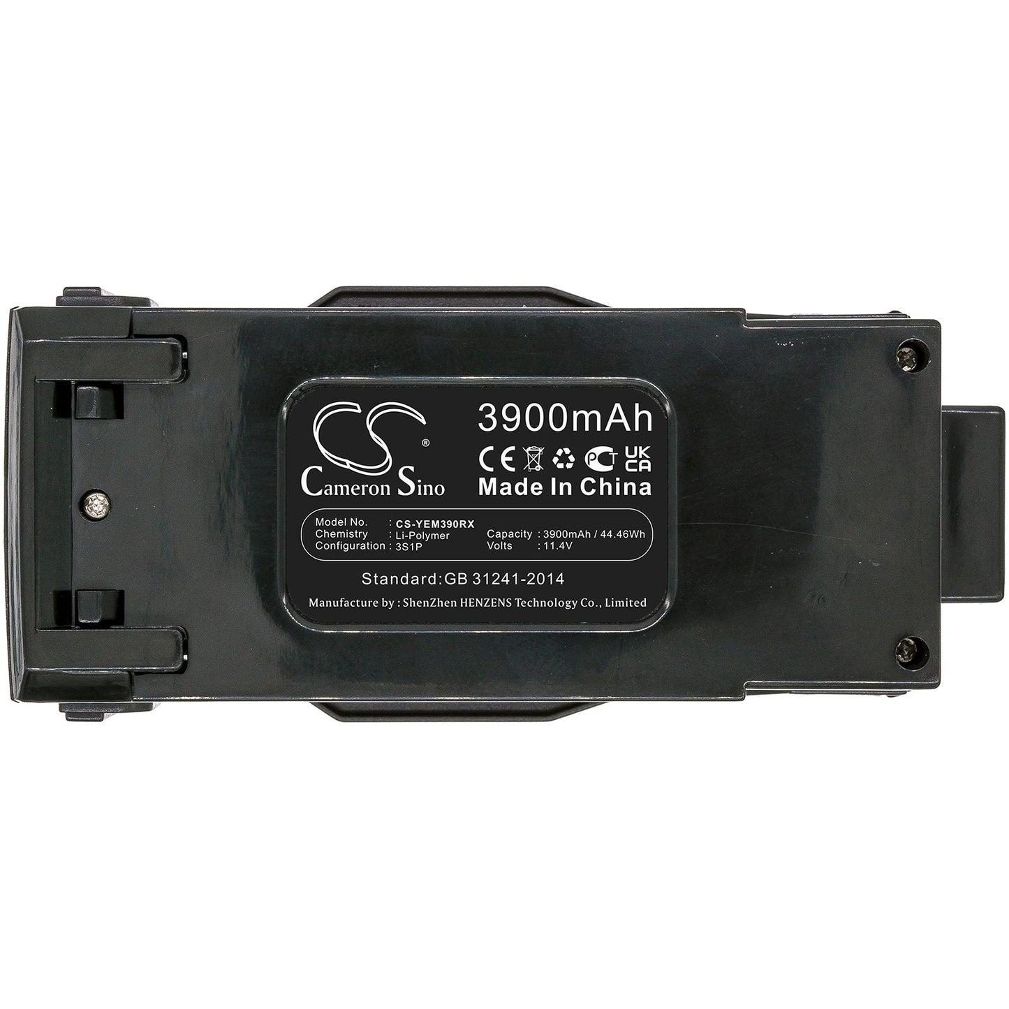 Replacement Battery for YUNEEC Mantis G – Drones – 3900mAh / 44.46Wh / 11.4V