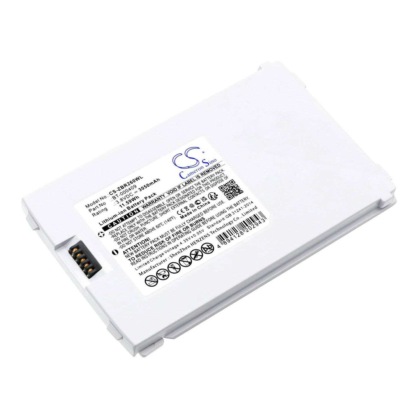 Replacement Battery for Zebra TC21 – Barcode Scanner – 3050mAh / 11.59Wh / 3.8V
