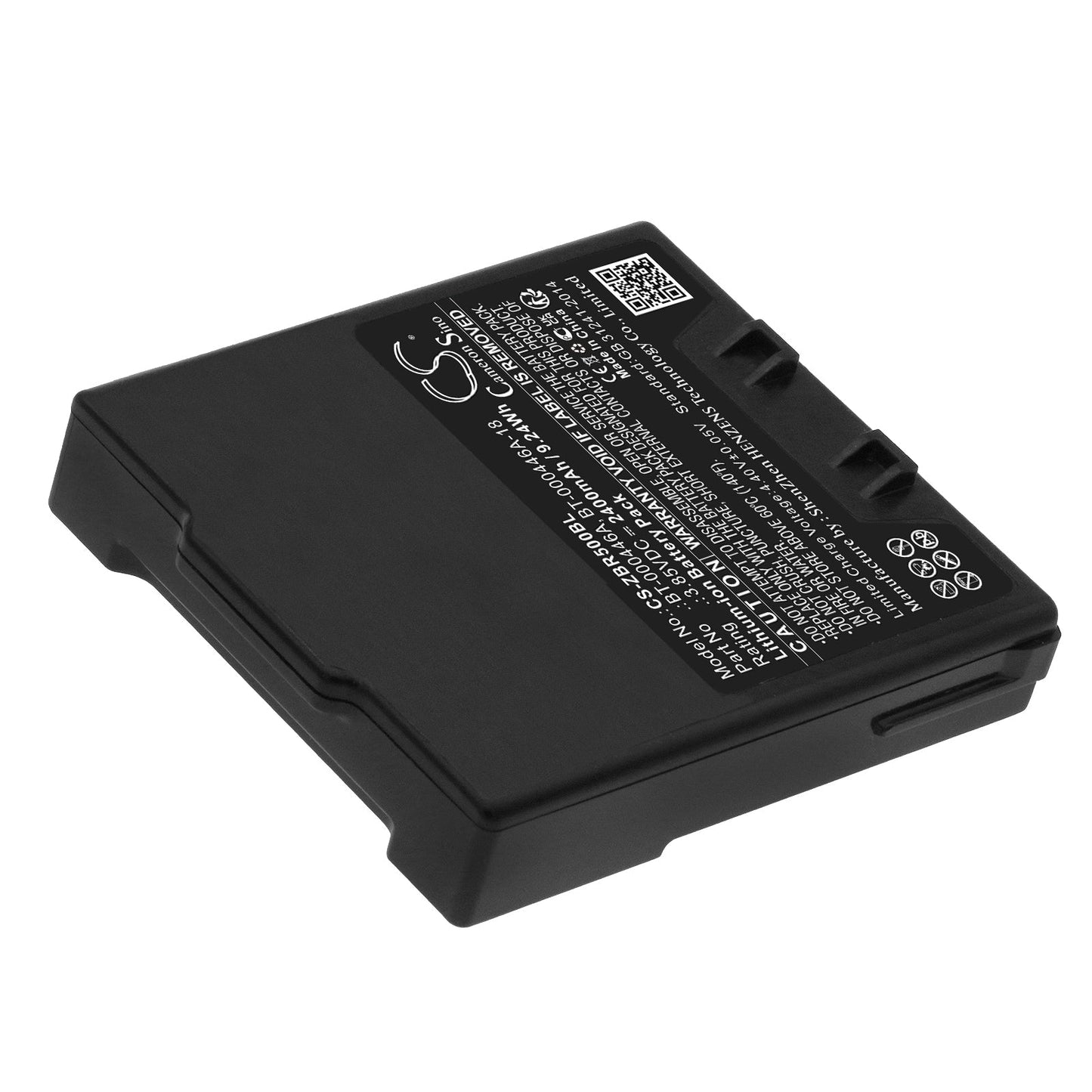 Replacement Battery for Zebra WR50 – Barcode Scanner – 2400mAh / 9.24Wh / 3.85V