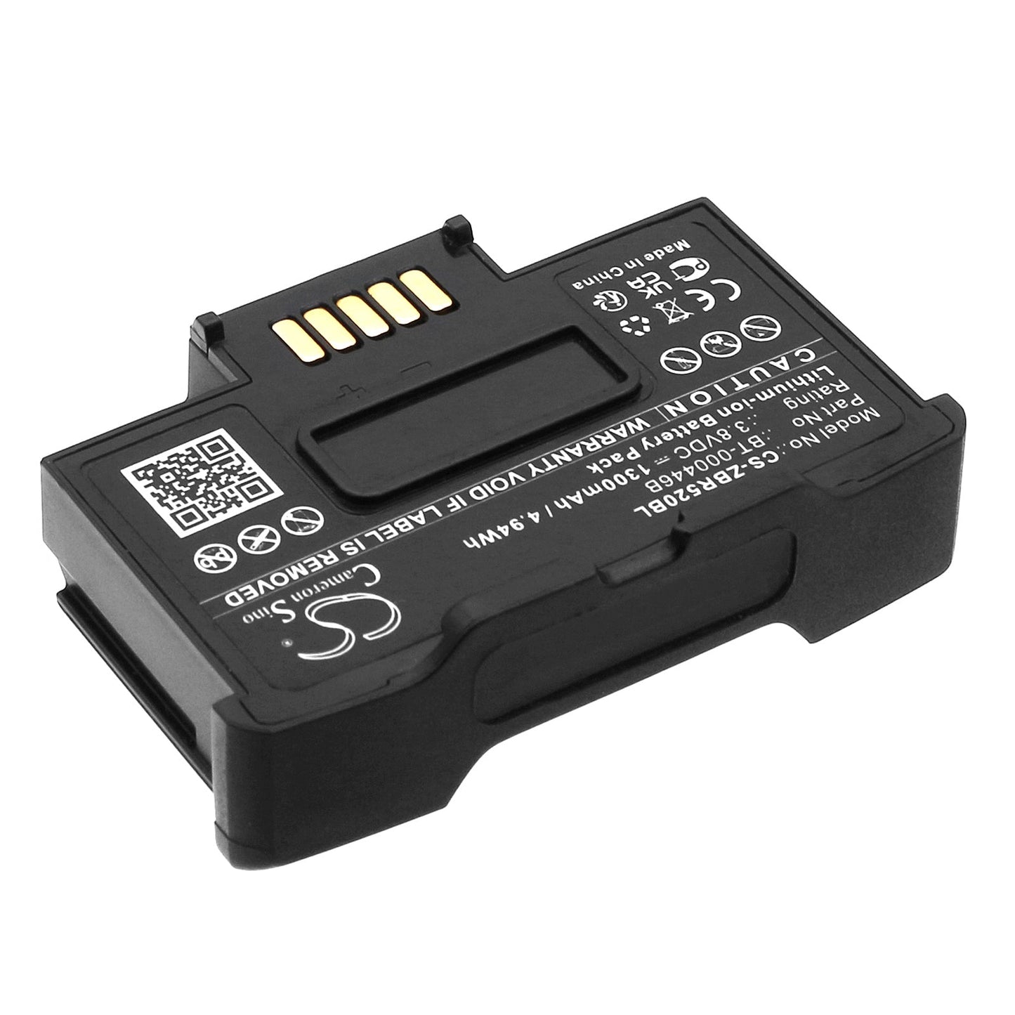 Replacement Battery for Zebra WR50 – Barcode Scanner – 1300mAh / 4.94Wh / 3.8V