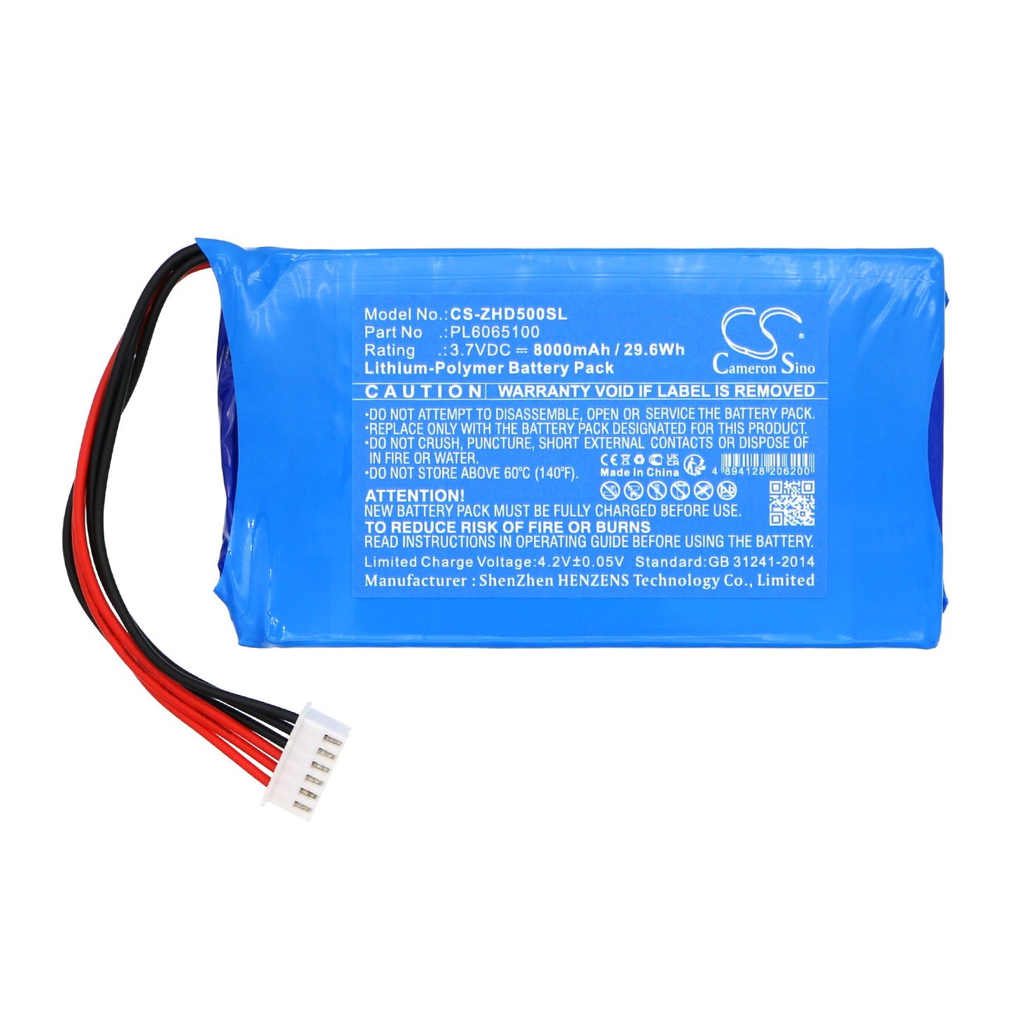 Replacement Battery for Zenith Z5 Diagnostic Scan Tools – Diagnostic Scanner – 8000mAh / 29.6Wh / 3.7V