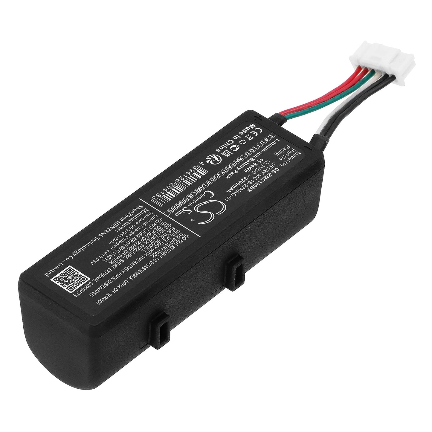 Replacement Battery for Zebra MC18 – Barcode Scanner – 3200mAh / 11.84Wh / 3.7V