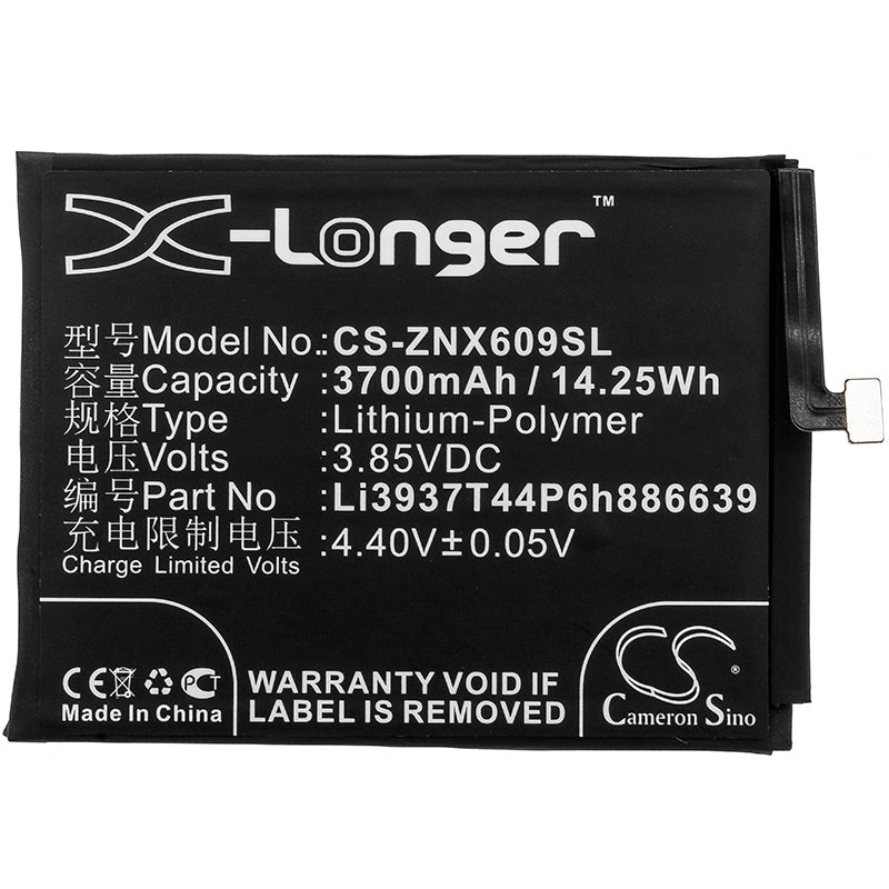 Replacement Battery for ZTE Nubia Red Magic – Mobile, SmartPhone – 3700mAh / 14.25Wh / 3.85V