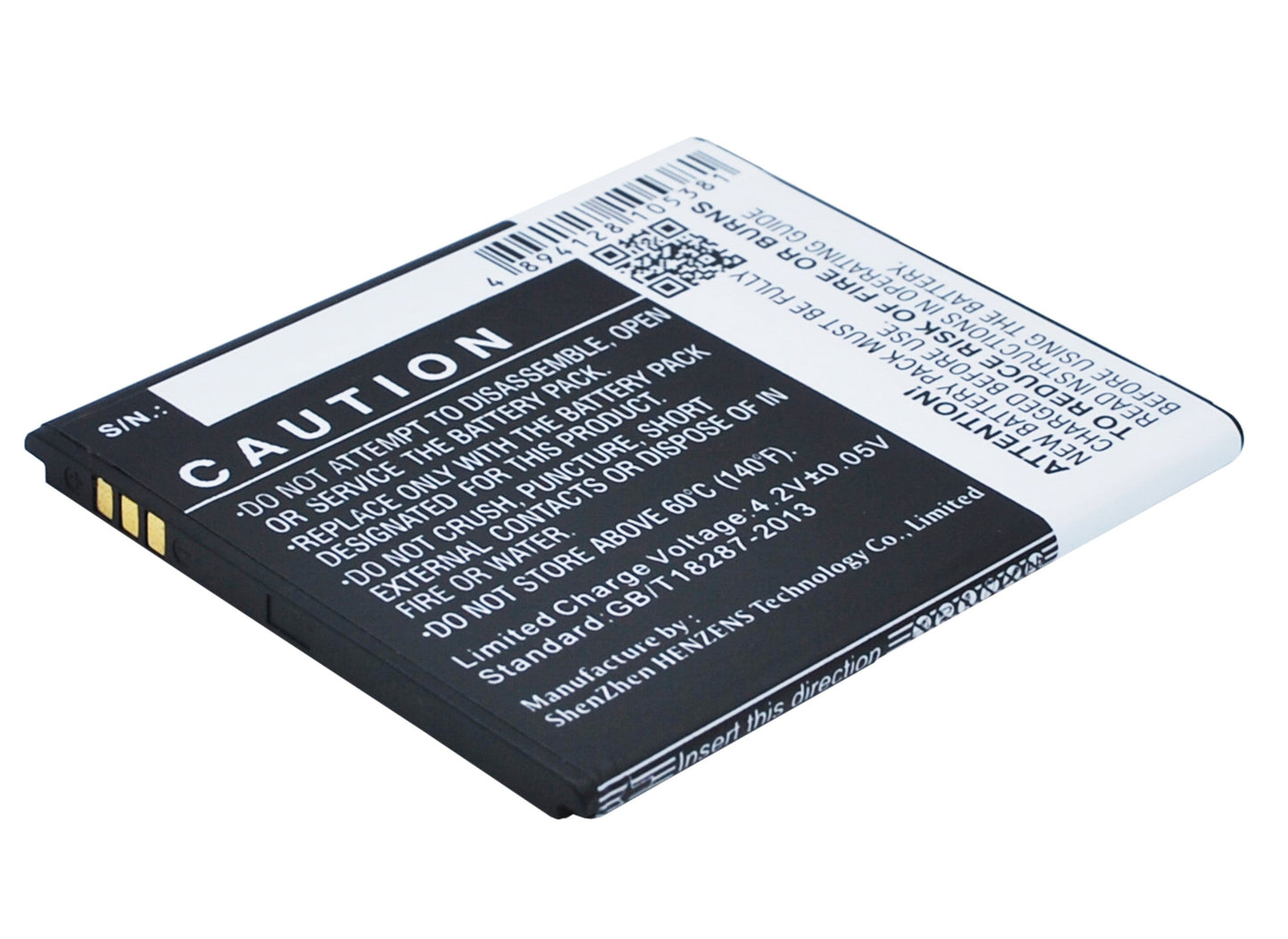 Replacement Battery for ZOPO 6580 – Mobile, SmartPhone – 2000mAh / 7.40Wh / 3.7V