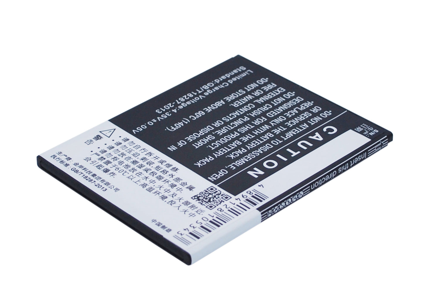 Replacement Battery for ZOPO 2A – Mobile, SmartPhone – 2500mAh / 9.50Wh / 3.8V