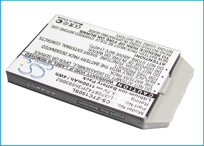 Replacement Battery for ZTE C150 – Mobile, SmartPhone – 1100mAh / 3.7V
