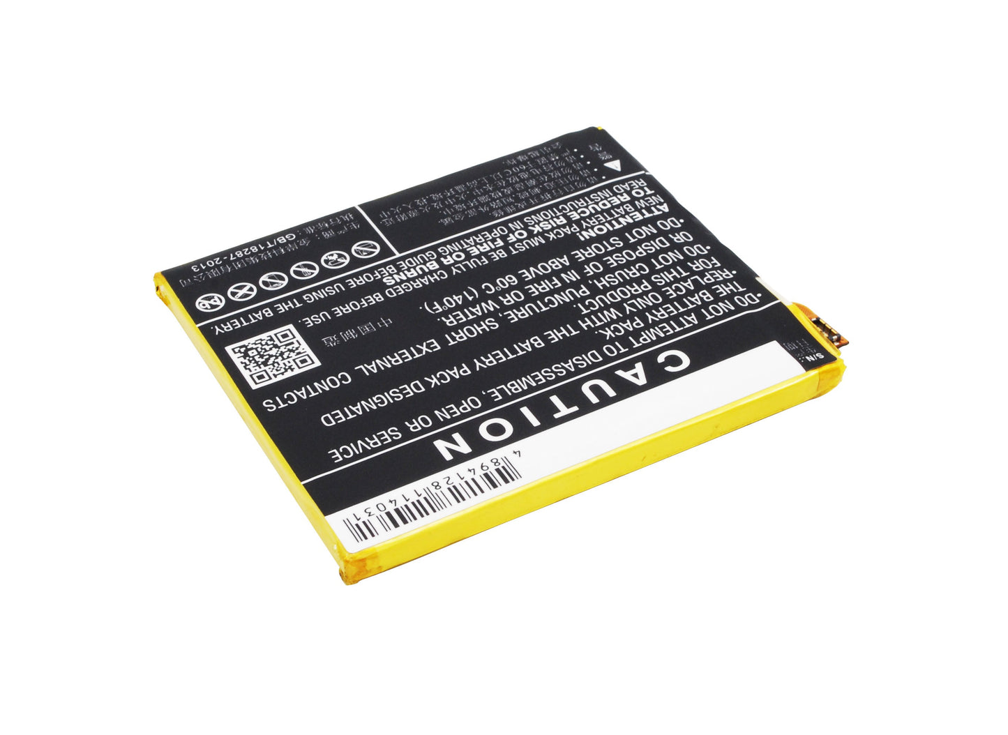 Replacement Battery for ZTE A450 – Mobile, SmartPhone – 3400mAh / 12.92Wh / 3.8V