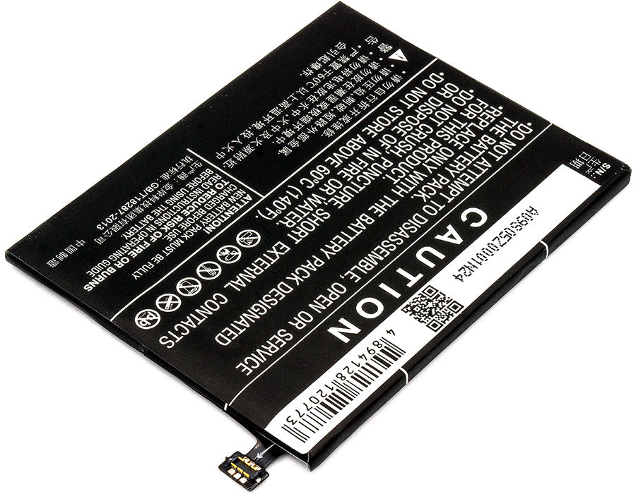 Replacement Battery for ZTE Nubia M2 Lite – Mobile, SmartPhone – 3000mAh / 11.55Wh / 3.85V