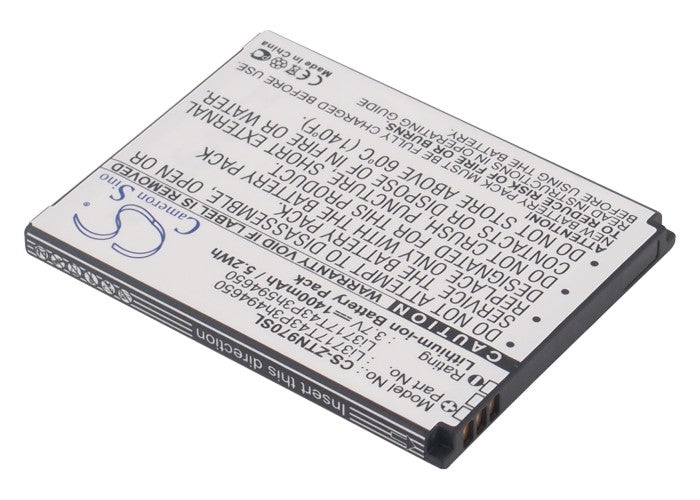 Replacement Battery for ZTE Blade 3 – Mobile, SmartPhone – 1400mAh / 5.18Wh / 3.7V