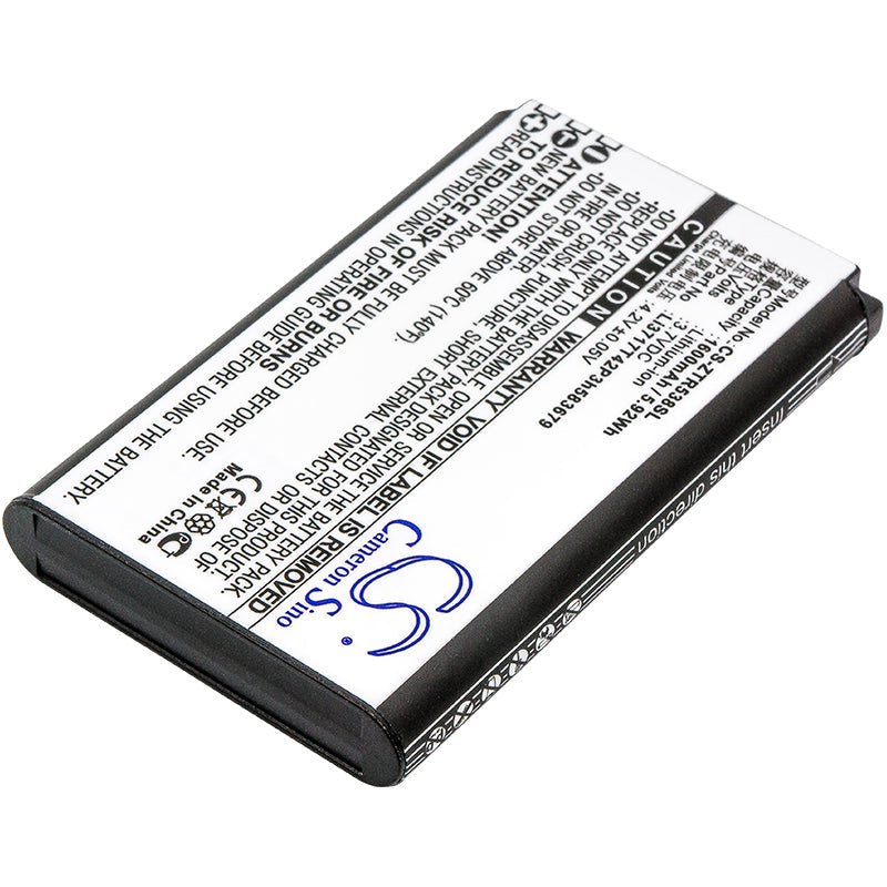 Replacement Battery for ZTE R538 – Mobile, SmartPhone – 1600mAh / 5.92Wh / 3.7V