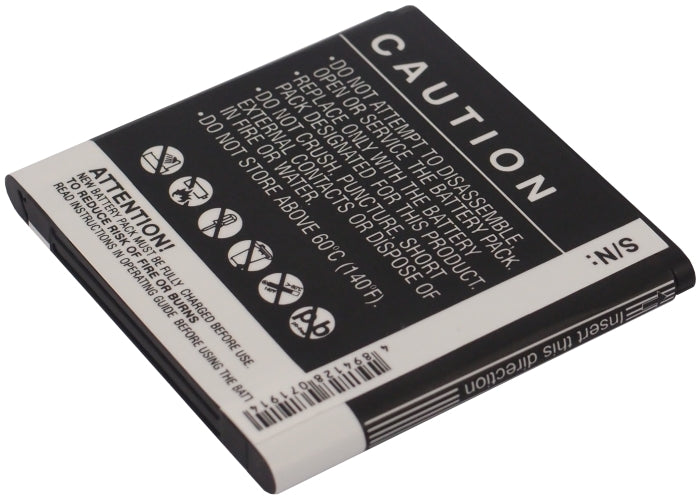 Replacement Battery for ZTE Kis Flex – Mobile, SmartPhone – 1200mAh / 4.44Wh / 3.7V
