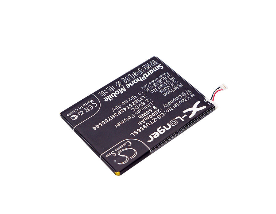 Replacement Battery for ZTE U956 – Mobile, SmartPhone – 2500mAh / 9.50Wh / 3.8V
