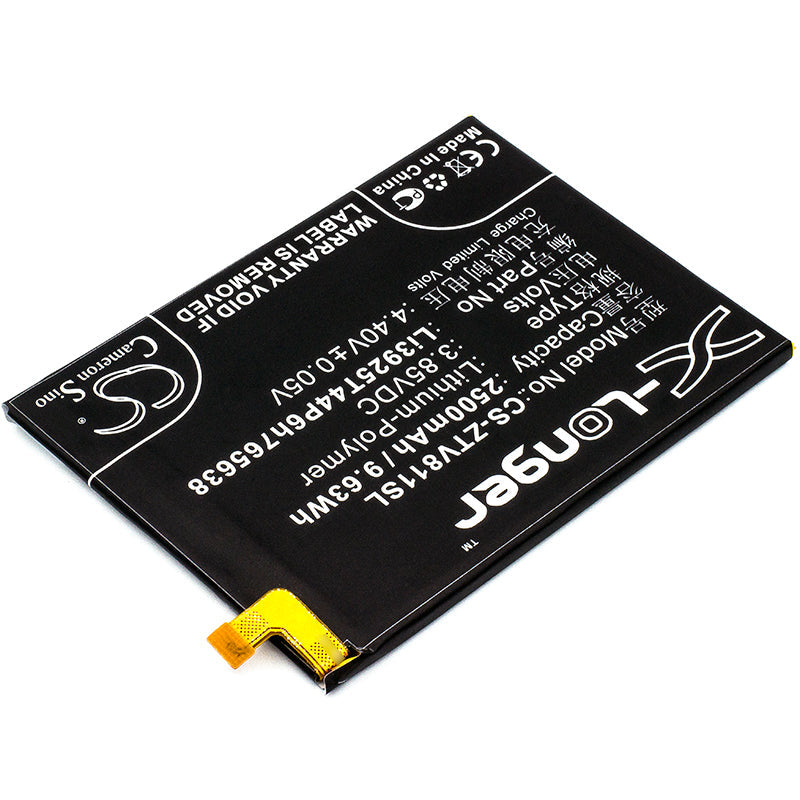 Replacement Battery for ZTE Blade V8 Lite – Mobile, SmartPhone – 2500mAh / 9.63Wh / 3.85V