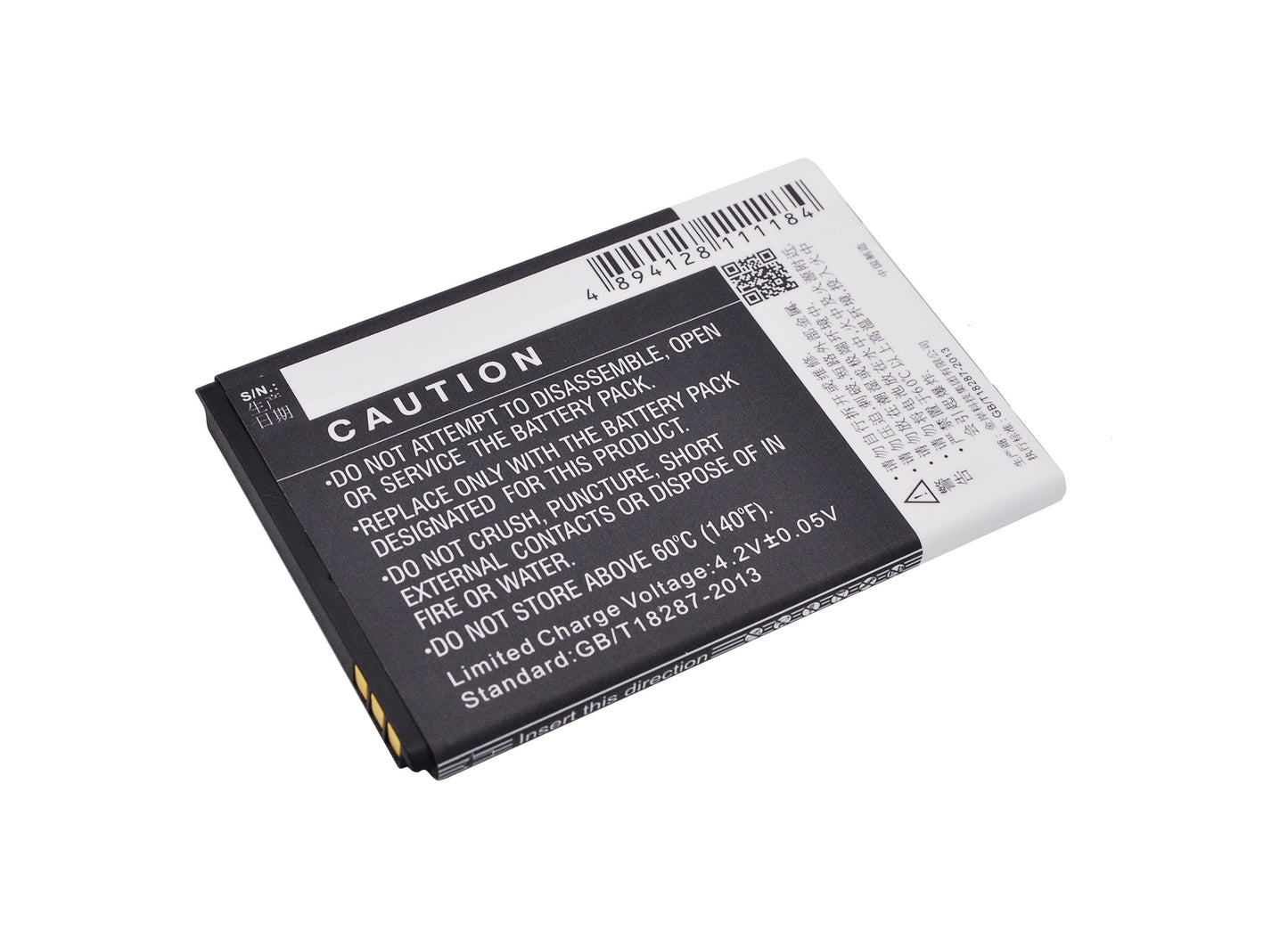 Replacement Battery for ZTE Blade C320 – Mobile, SmartPhone – 1200mAh / 4.44Wh / 3.7V