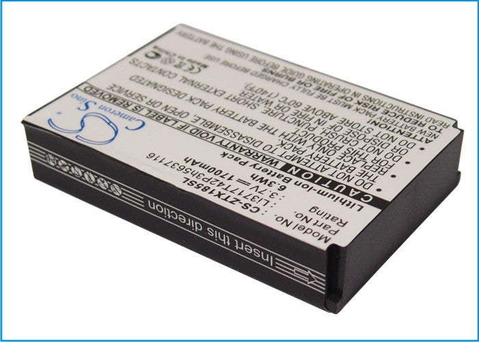 Replacement Battery for Telstra  F158 – Mobile, SmartPhone – 1700mAh / 6.3Wh / 3.7V