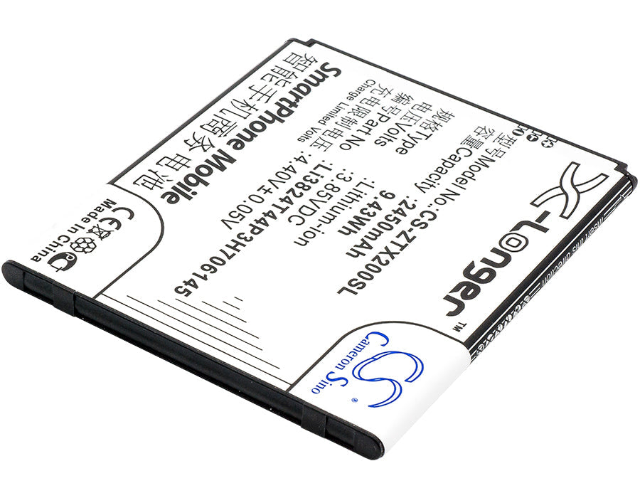 Replacement Battery for ZTE Grand X 2 – Mobile, SmartPhone – 2450mAh / 9.43Wh / 3.85V
