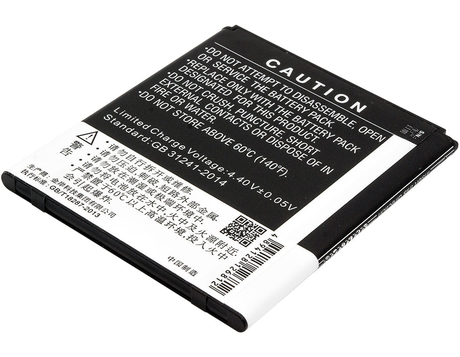 Replacement Battery for ZTE Grand X 2 – Mobile, SmartPhone – 2450mAh / 9.43Wh / 3.85V