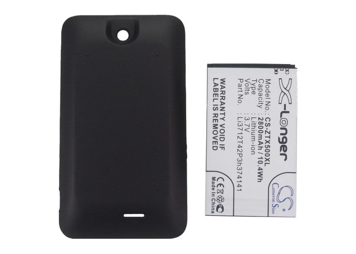 Replacement Battery for ZTE Score M – Mobile, SmartPhone – 2800mAh/10.36Wh / 3.7V