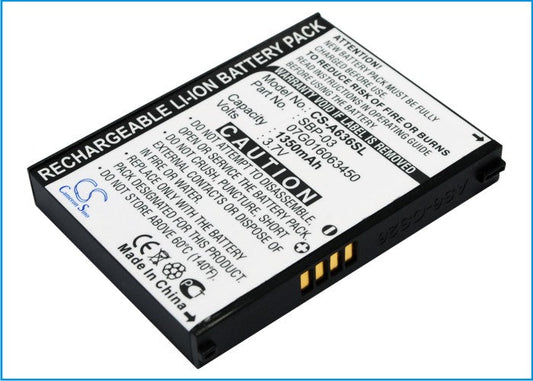 Replacement Battery for Asus  Mypal A630 – GPS, Navigator – 1350mAh / 5.00Wh / 3.7V