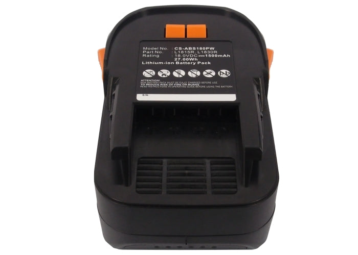 Replacement Battery for AEG  BBM 18 STX – Power Tools – 1500mAh / 27.00Wh / 18.0V