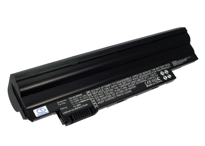 Replacement Battery for Gateway  LT23 – Notebook, Laptop – 6600mAh / 11.1V