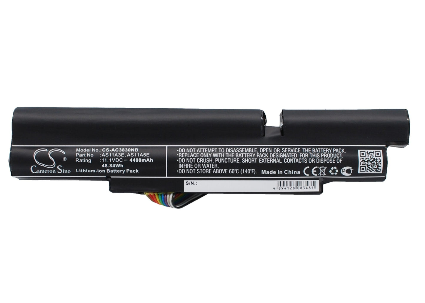 Replacement Battery for Acer  Aspire 4830T-6642 – Notebook, Laptop – 4400mAh / 48.84Wh / 11.1V