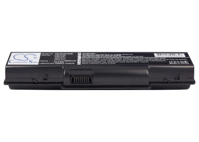 Replacement Battery for Acer  Aspire 2930 – Notebook, Laptop – 6600mAh/73.26Wh / 11.1V