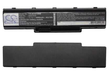 Replacement Battery for GATEWAY  NV5207U – Notebook, Laptop – 4400mAh/48.84Wh / 11.1V