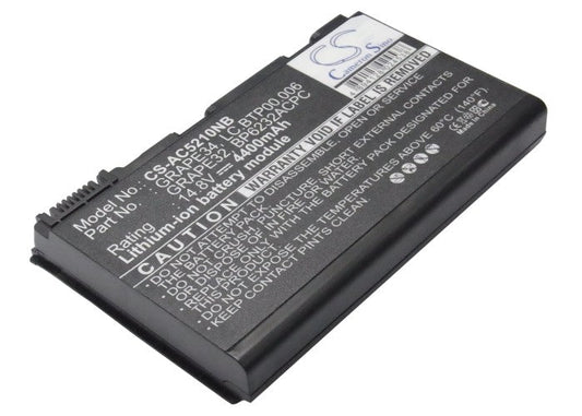 Replacement Battery for Acer  Extensa 5120 – Notebook, Laptop – 4400mAh / 14.8V