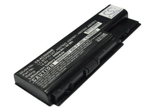 Replacement Battery for Acer  Aspire 5220G – Notebook, Laptop – 4400mAh / 65.12Wh / 14.8V