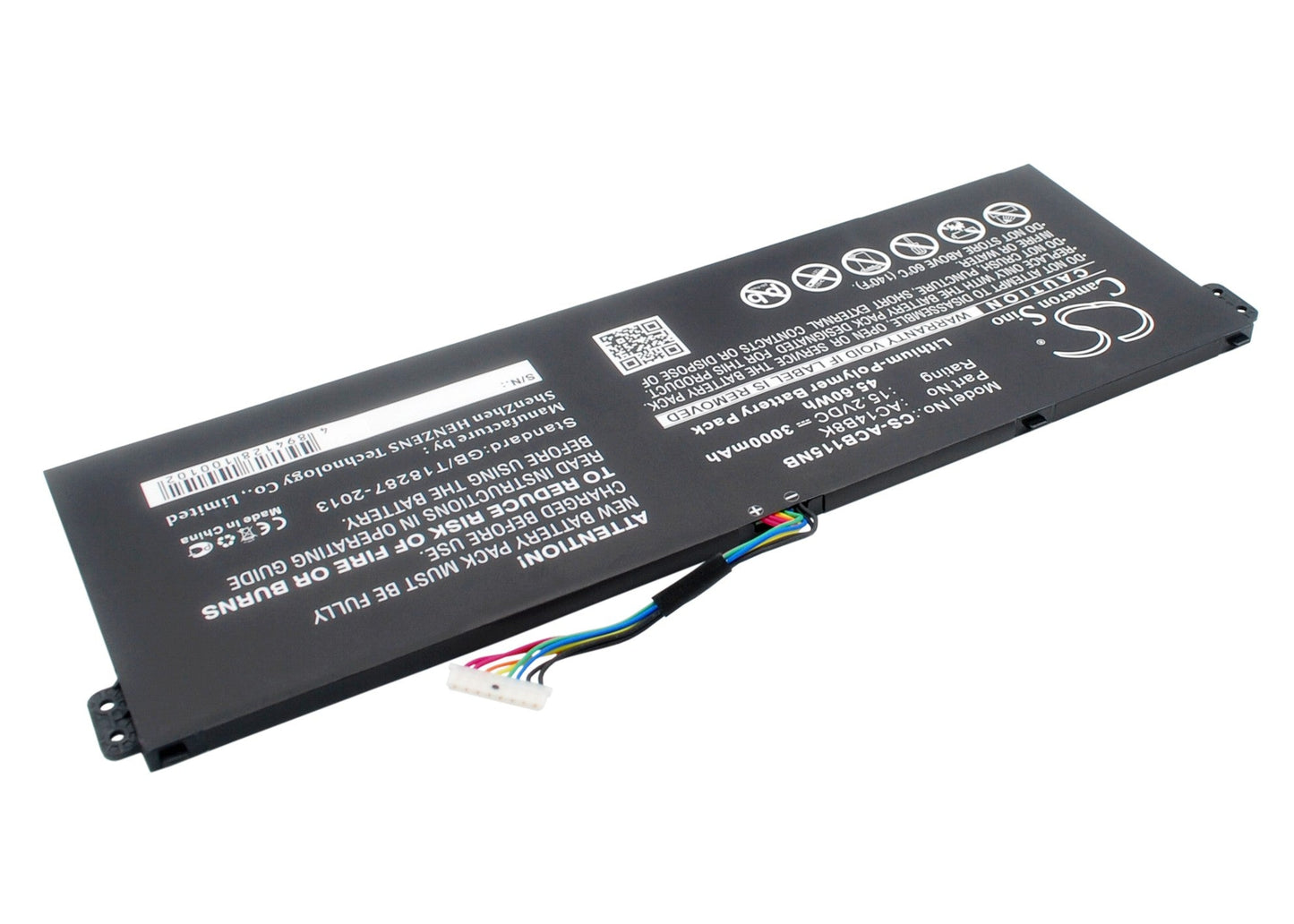 Replacement Battery for Packard Bell  EasyNote LG71-BM – Notebook, Laptop – 3000mAh / 45.60Wh / 15.2V