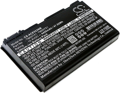 Replacement Battery for Acer  Extensa 5120 – Notebook, Laptop – 4400mAh / 47.52Wh / 10.8V